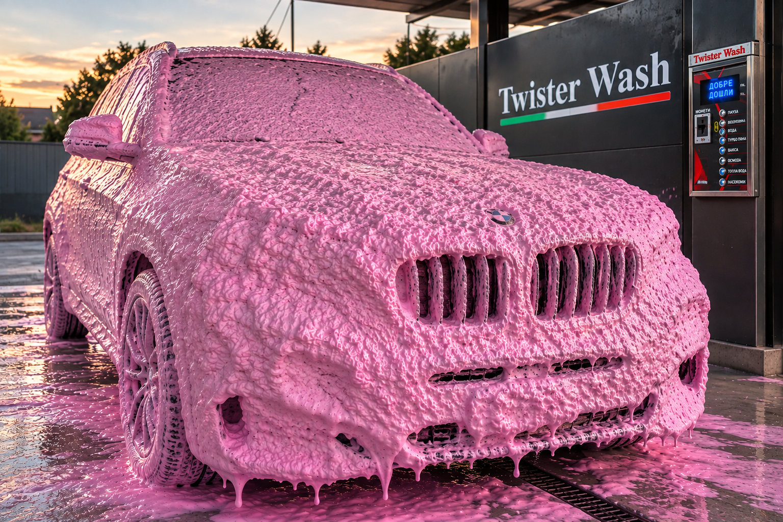 Автомобил с плътна пяна TWISTER WASH