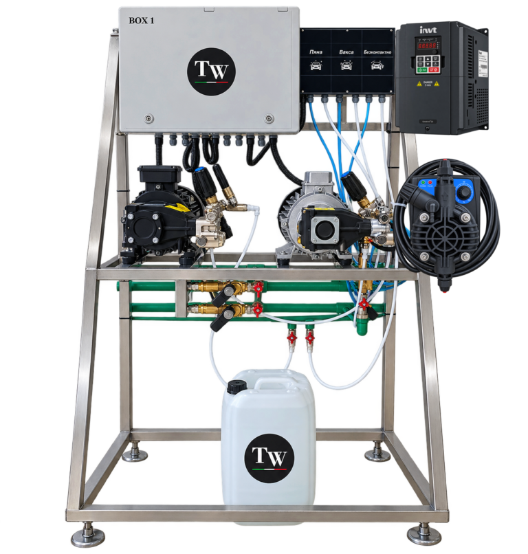 Рама със статори — 2 помпи Inverter + ETATRON